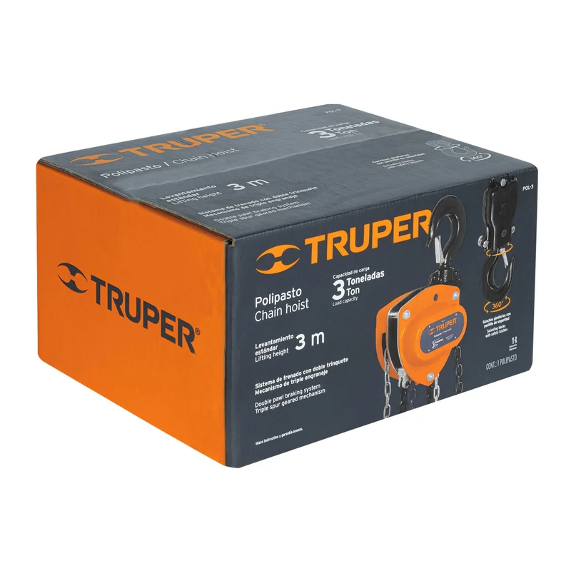 APAREJO TRUPER DE 3 TONELADAS