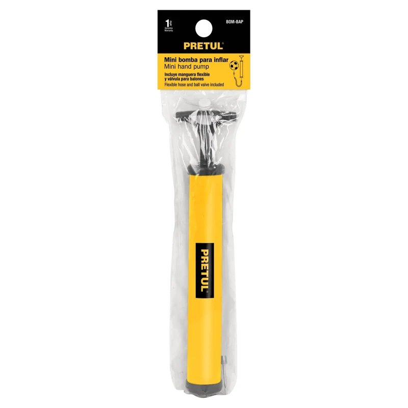 MINI BOMBA MANUAL PARA INFLAR BALONES PRETUL TRUPER 14.5 PSI