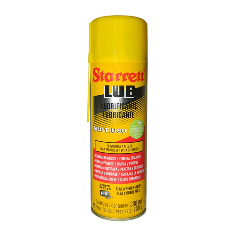 LUBRICANTE MULTIUSO STARRETT EN AEROSOL 300ML LIMPIA Y PROTEGE