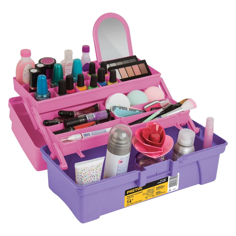 CAJA COSMETIQUERA PRETUL DE 14" (36 CM)