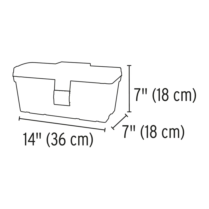 CAJA COSMETIQUERA PRETUL DE 14" (36 CM)