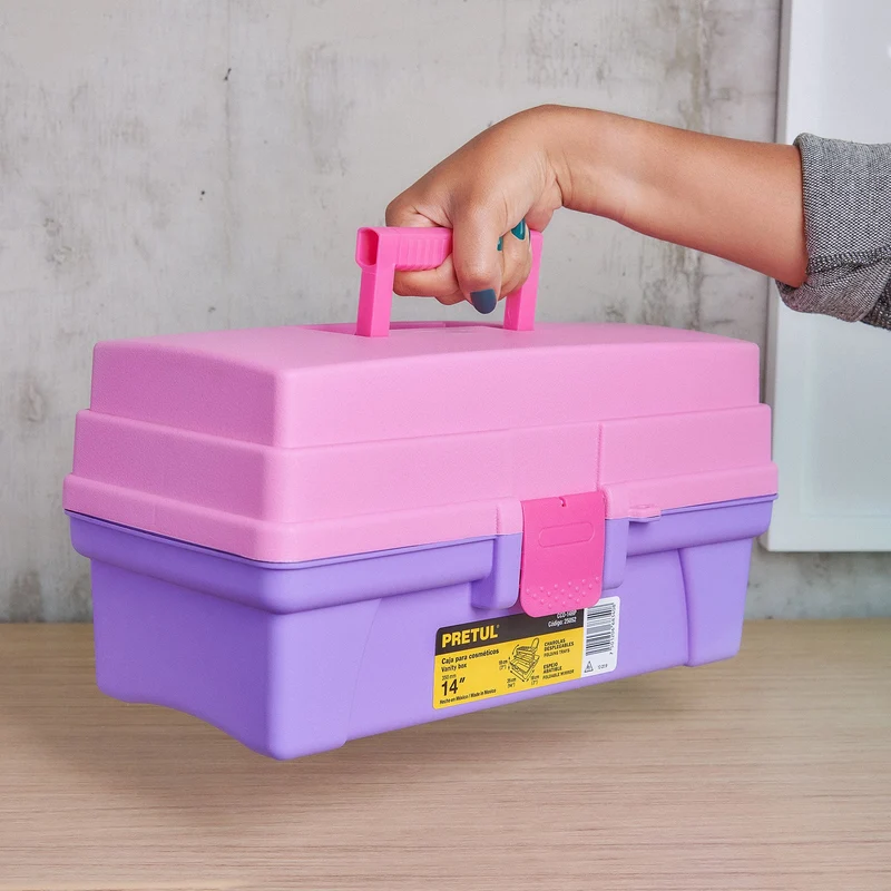 CAJA COSMETIQUERA PRETUL DE 14" (36 CM)