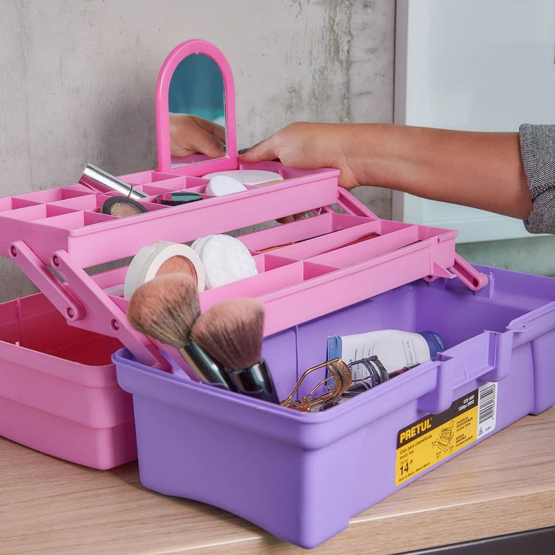 CAJA COSMETIQUERA PRETUL DE 14" (36 CM)