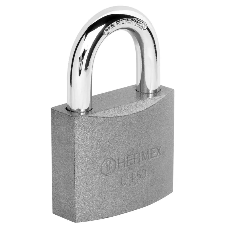 CANDADO DE HIERRO HERMEX 50 MM GANCHO CORTO, NIVEL DE SEGURIDAD ALTA