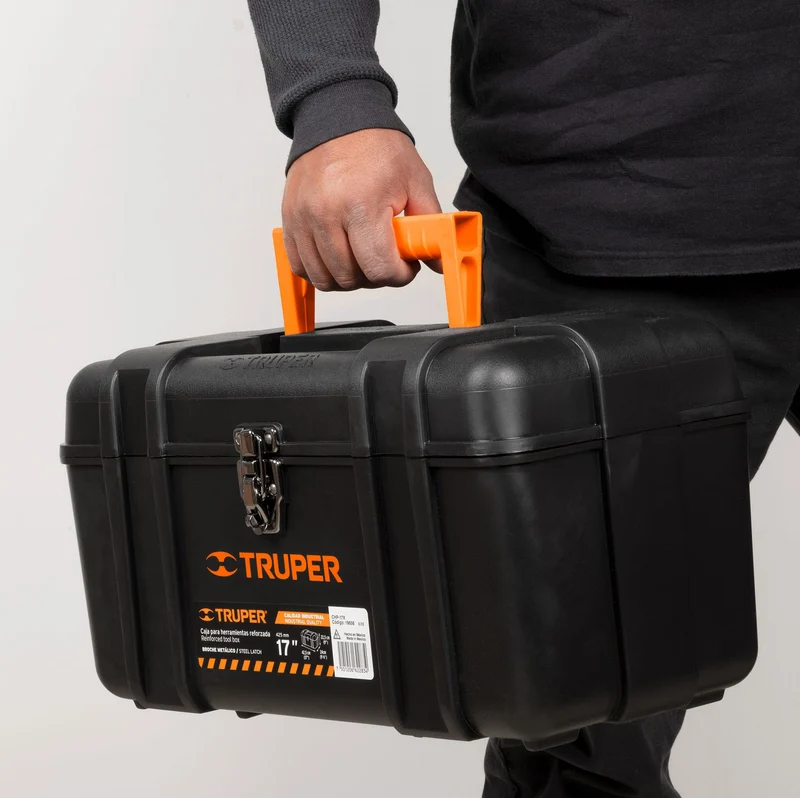 CAJA PARA HERRAMIENTA PLÁSTICA INDUSTRIAL TRUPER DE 17" (43 CM)