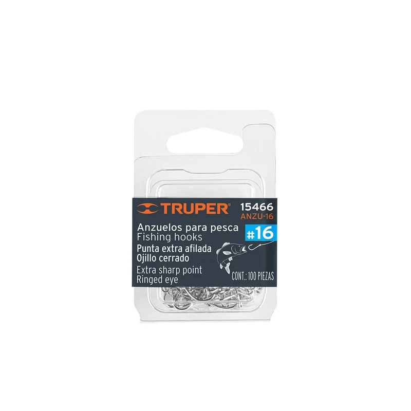 ANZUELOS PARA PESCA TRUPER N° 16