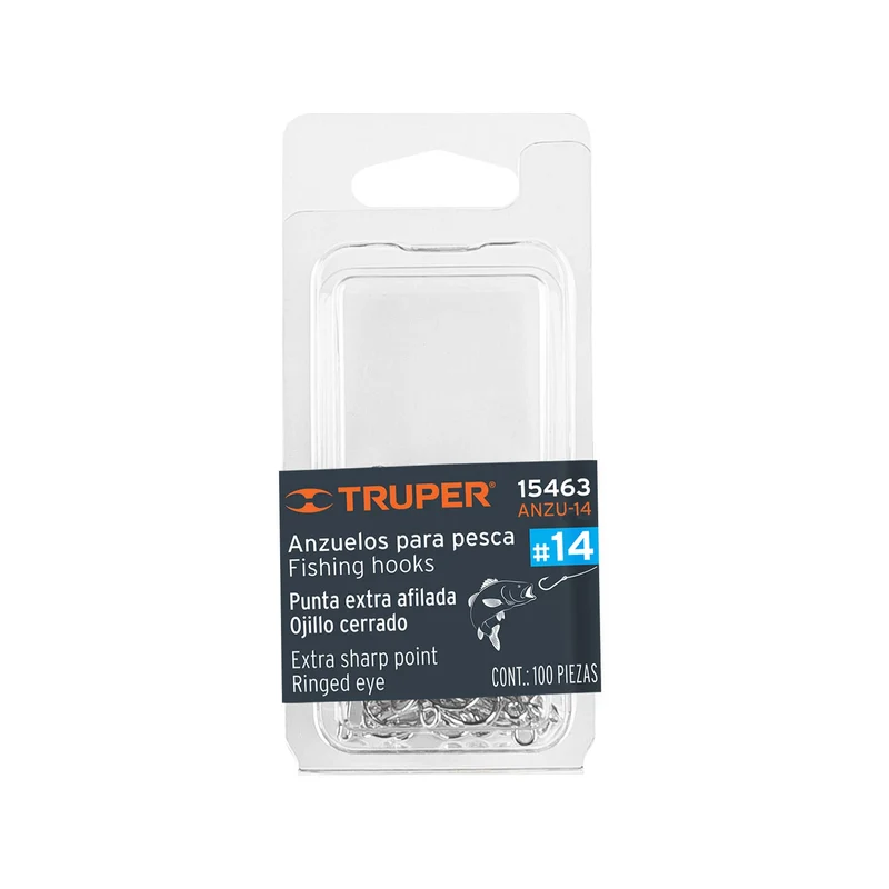 ANZUELOS PARA PESCA TRUPER N° 14