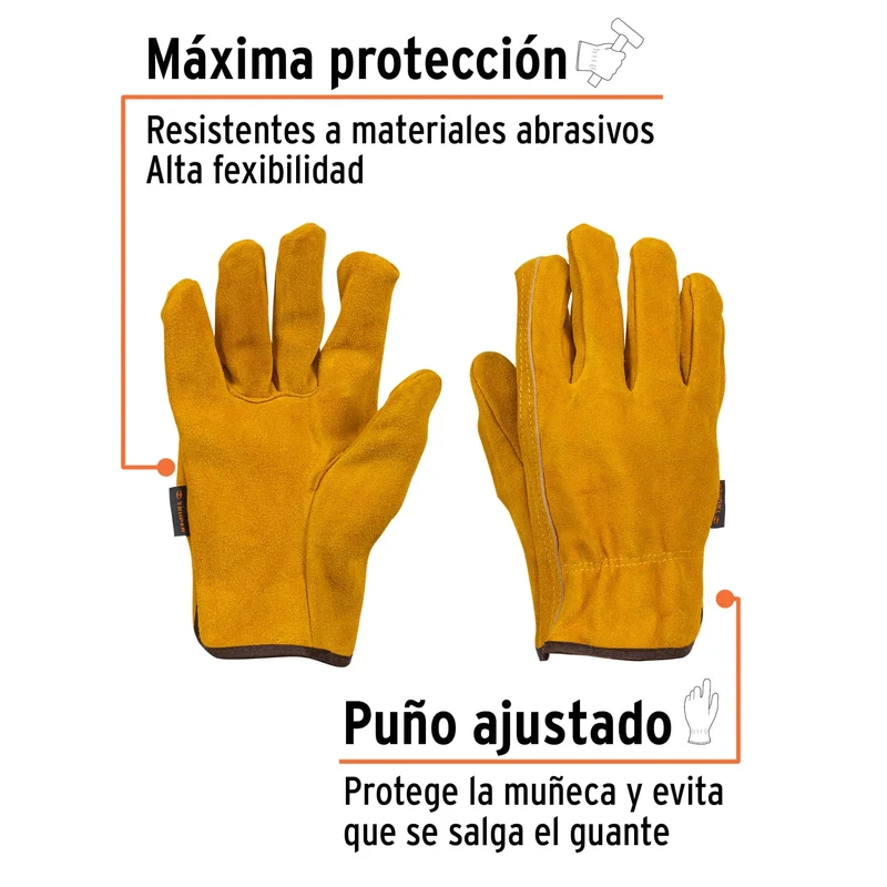 GUANTES DE CARNAZA Y LONETA, TRUPER