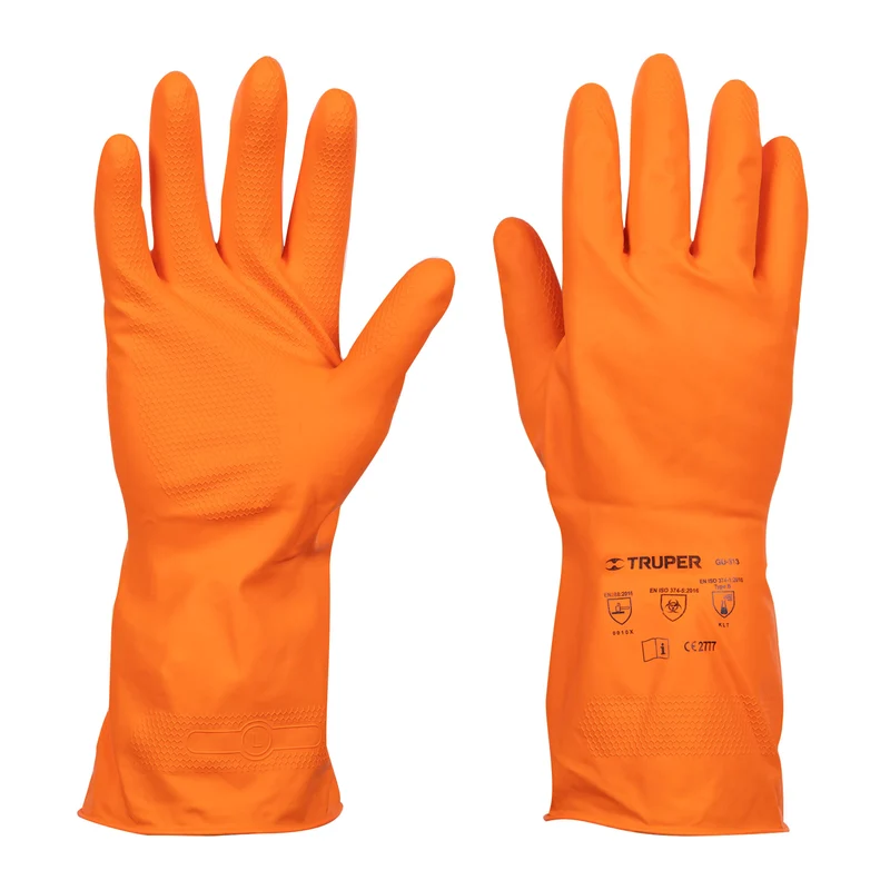 GUANTES DE LÁTEX TRUPER PARA LIMPIEZA, TAMAÑO G