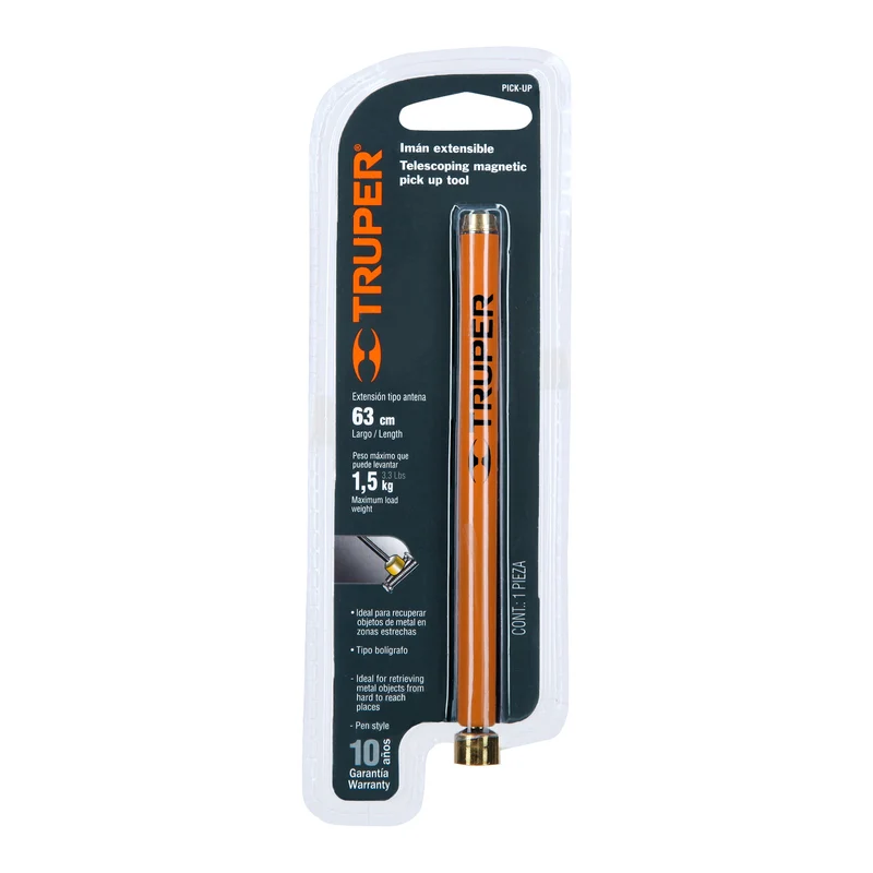 IMAN EXTENSIBLE TRUPER LEVANTA HASTA 1.5 KG CLIP TIPO BOLÍGRAFO