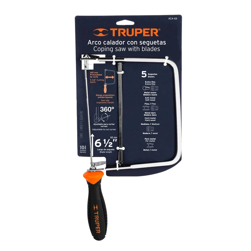 ARCO CALADOR PARA SEGUETA TRUPER DE 6"