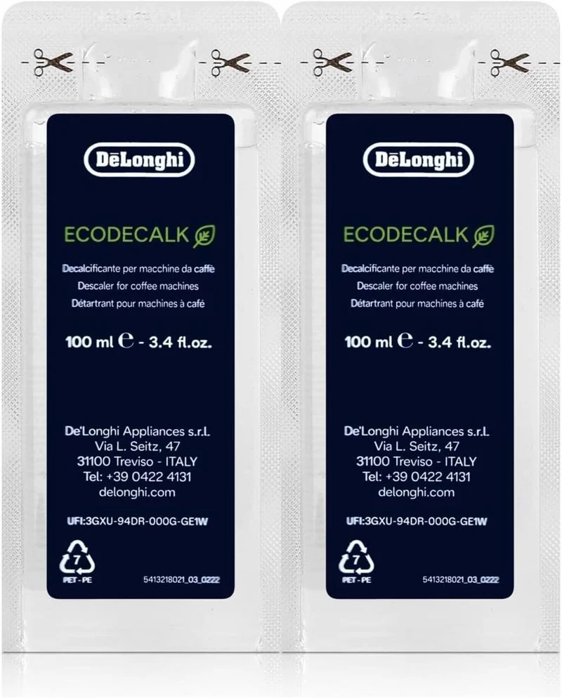 Descalcificador Universal Para Cafeteras DELONGHI 5513296011 PACK 2 x 100 ml