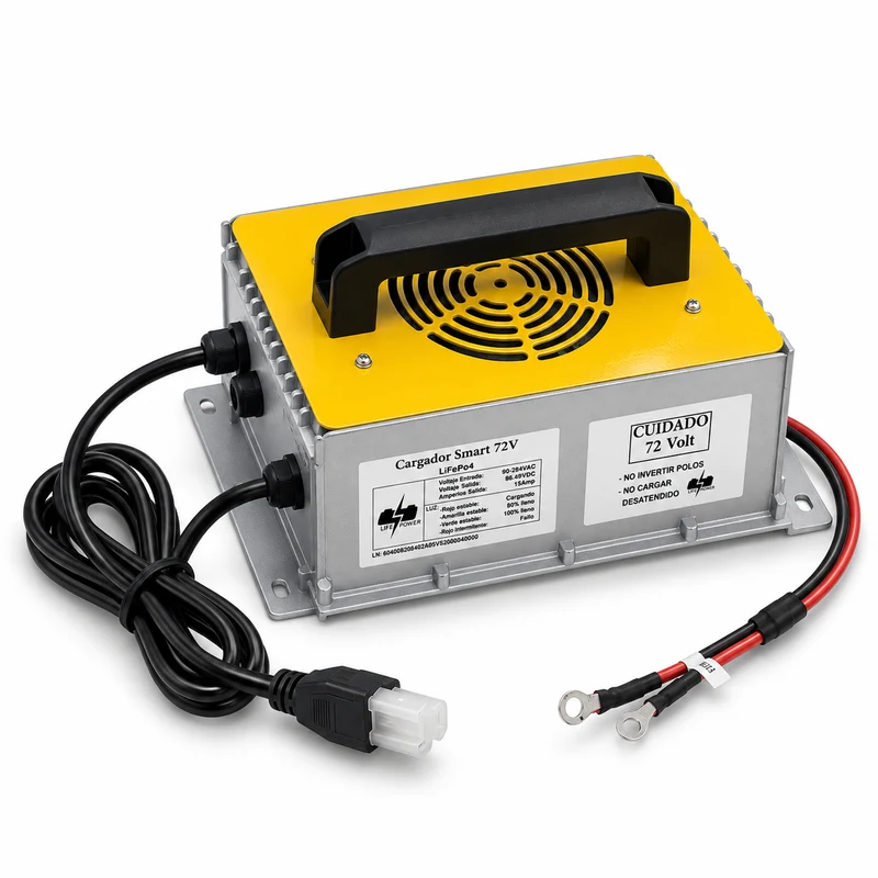 Cargador LifePower 72V 15A 120VAC