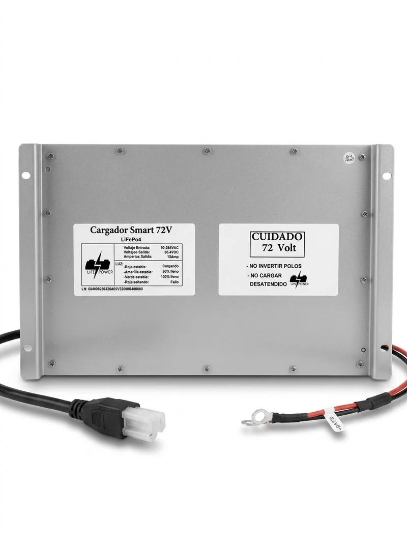 Cargador LifePower 72V 15A 120VAC