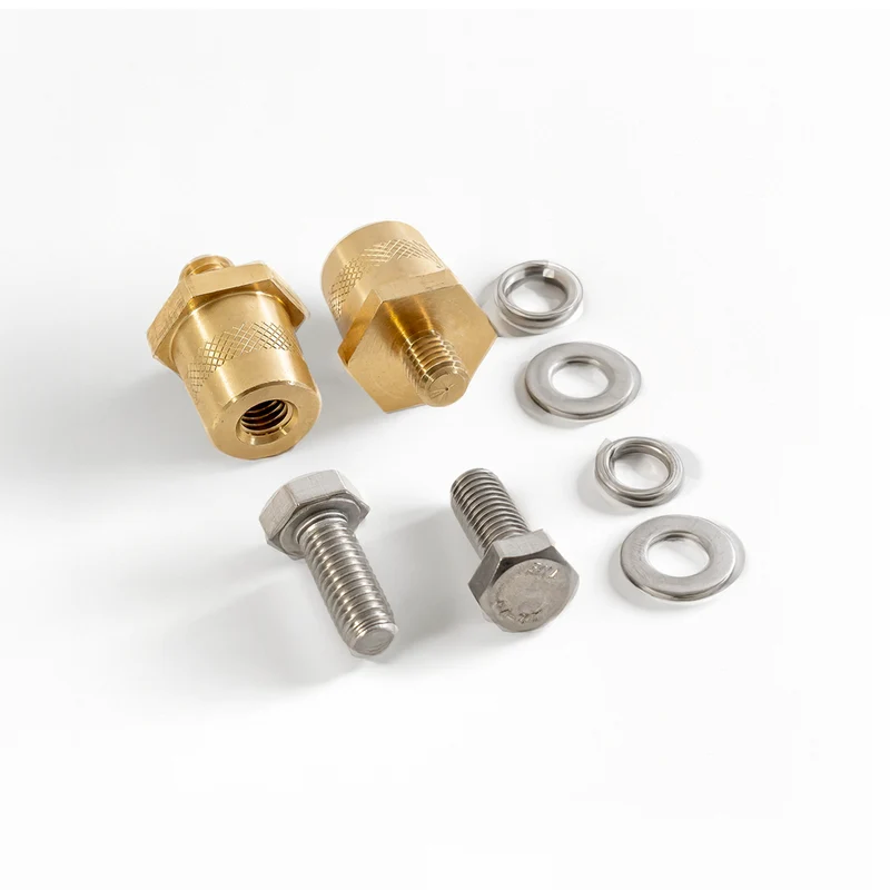 Polos de Auto Bronce M8 / Par
