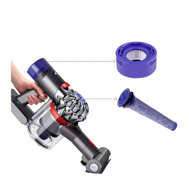 Filtros Aspiradora DYSON V7 V8 Pre Post Motor Lavables