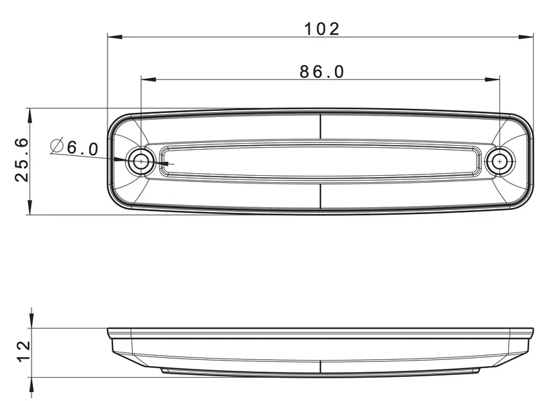 Luces de posición LED Fristom FT-079 Slimline