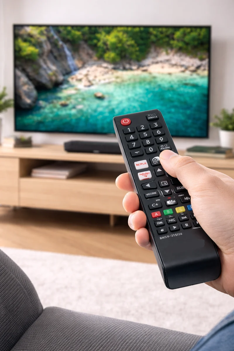 Mando a Distancia Compatible con Samsung BN59-01315B  Control Remoto Original para TV QLED