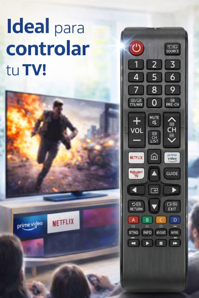 Mando a Distancia Compatible con Samsung BN59-01315B  Control Remoto Original para TV QLED