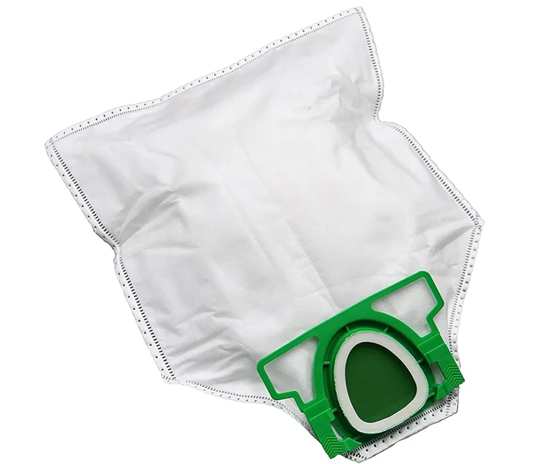 Pack de 6 Bolsas de Microfibra Compatibles con Aspiradoras Folletto VK200 y VK220 | Filtración Eficaz, Alta Resistencia y Susti