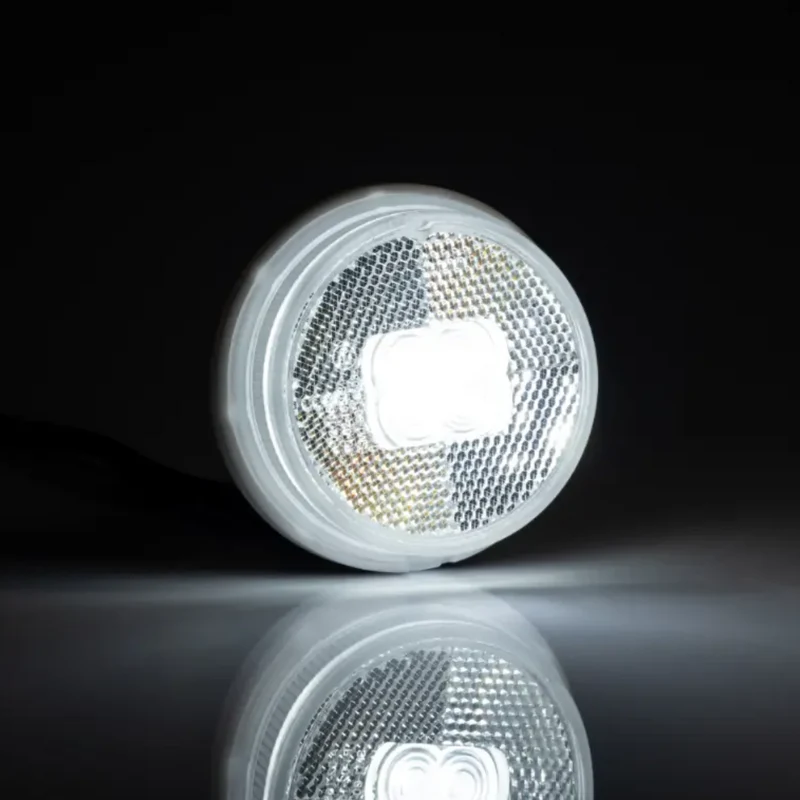 Luces de posición LED redondas Fristom con reflector