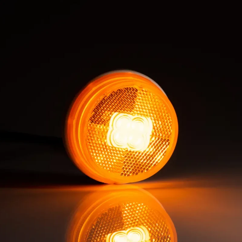Luces de posición LED redondas Fristom con reflector