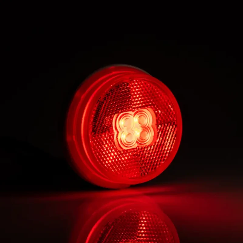Luces de posición LED redondas Fristom con reflector
