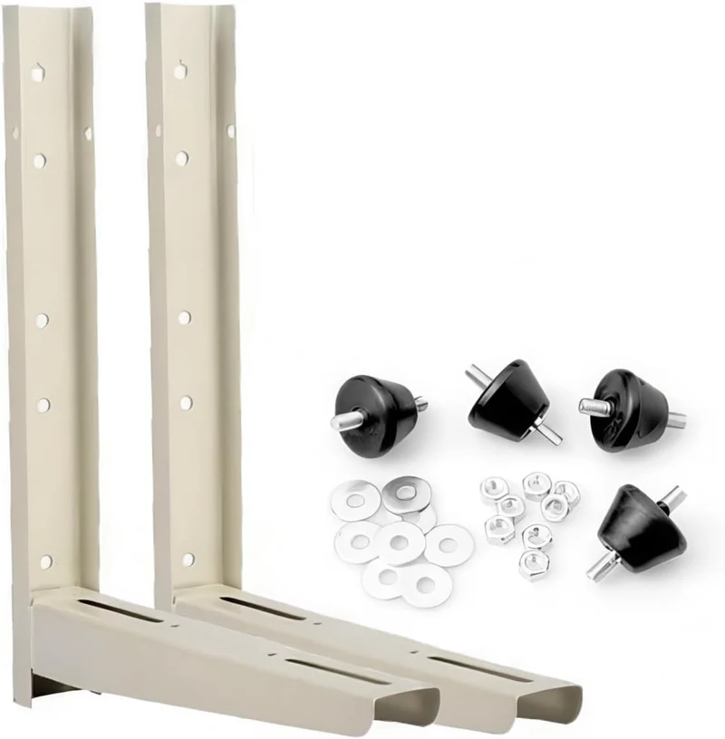 Juego de Soporte Exterior para Unidad de Aire Acondicionado 450x450x55x1,5 mm  Estructura Soldada de Alta Resistencia para Mo