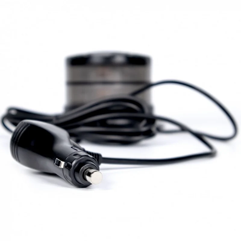Baliza LED con lente oscura, base magnética y montaje con perno