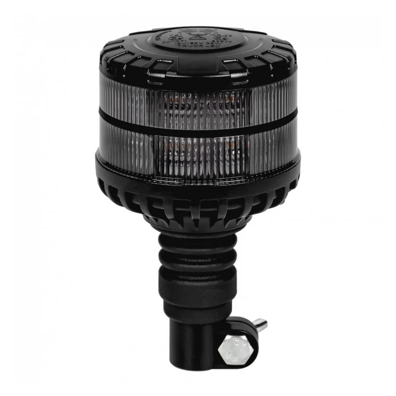 Baliza LED con lente oscura y base DIN flexible