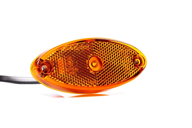 Luz de marcador LED estilo remolque ovalada Fristom con reflector