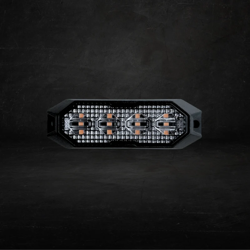 Cabezal de luz estroboscópica LED de alta potencia Torlok Black Hawk / 4 LED