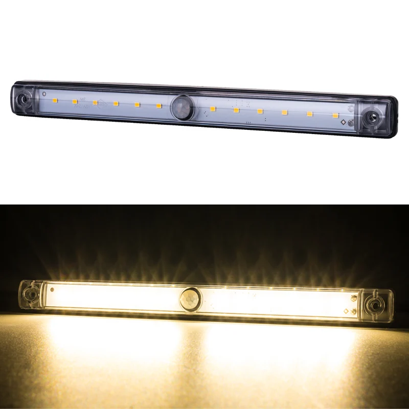Tira de luz LED interior 4000K con sensor de movimiento