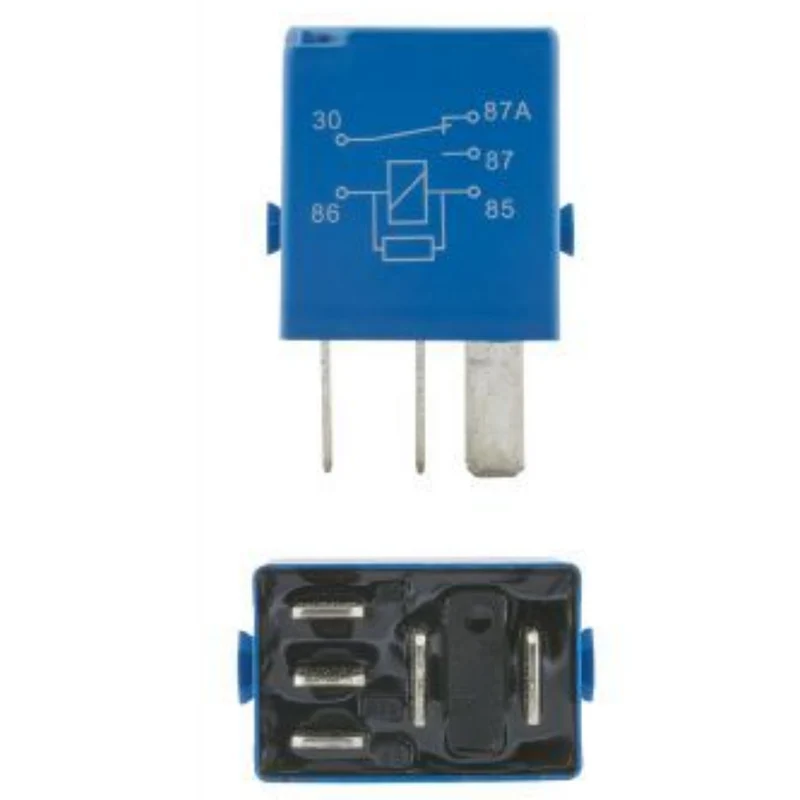 Relé de conmutación Hella de 12 V y 5 pines con resistencia, 35 A