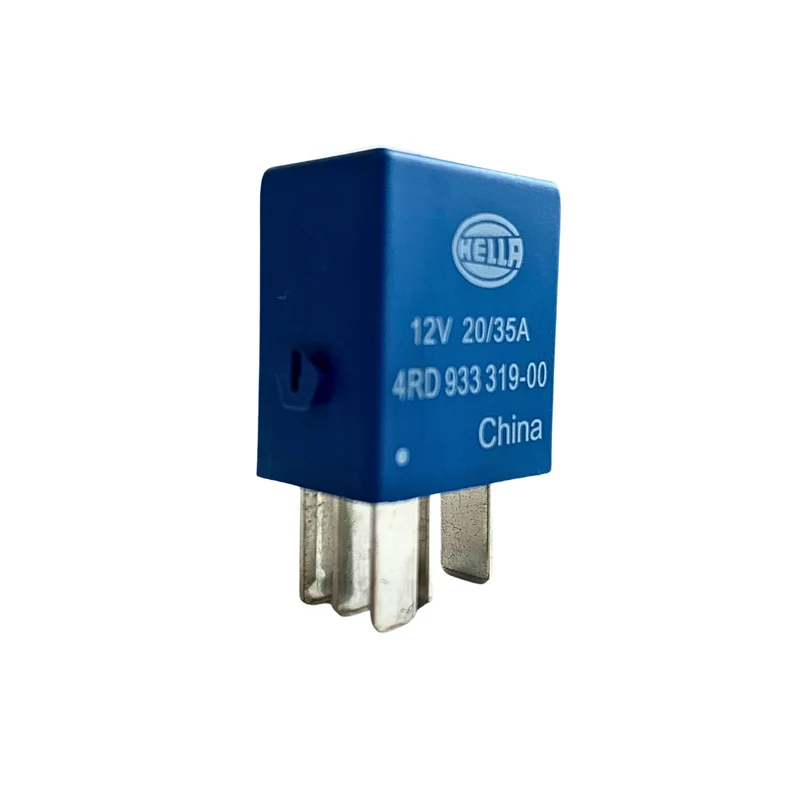 Relé de conmutación Hella de 12 V y 5 pines con resistencia, 35 A