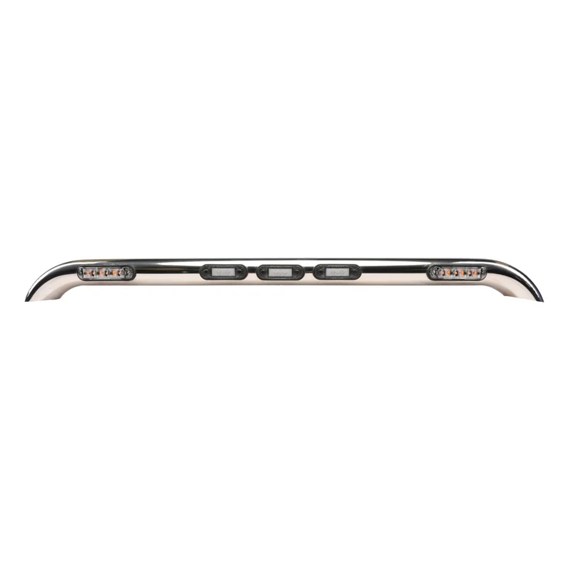 Barra de techo de acero inoxidable con 3 luces de posición LED y 2 luces estroboscópicas *PRECIO DE OFERTA*