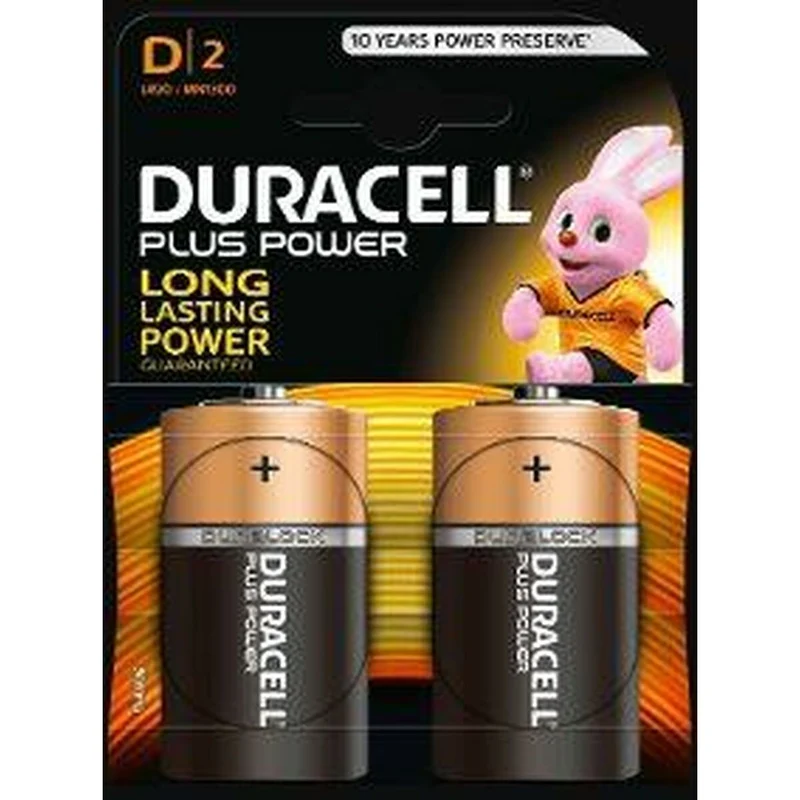 Pilas Alcalinas DURACELL 1,5 V LR20 (10 Unidades)