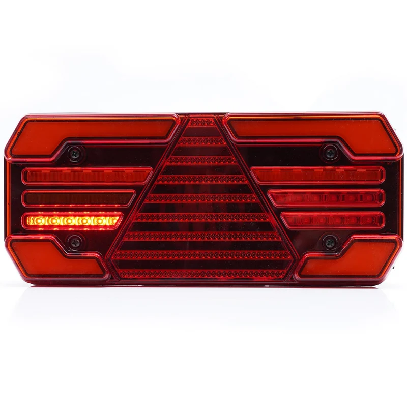 Luz de remolque grande WAS W248DD con indicador dinámico / 12"