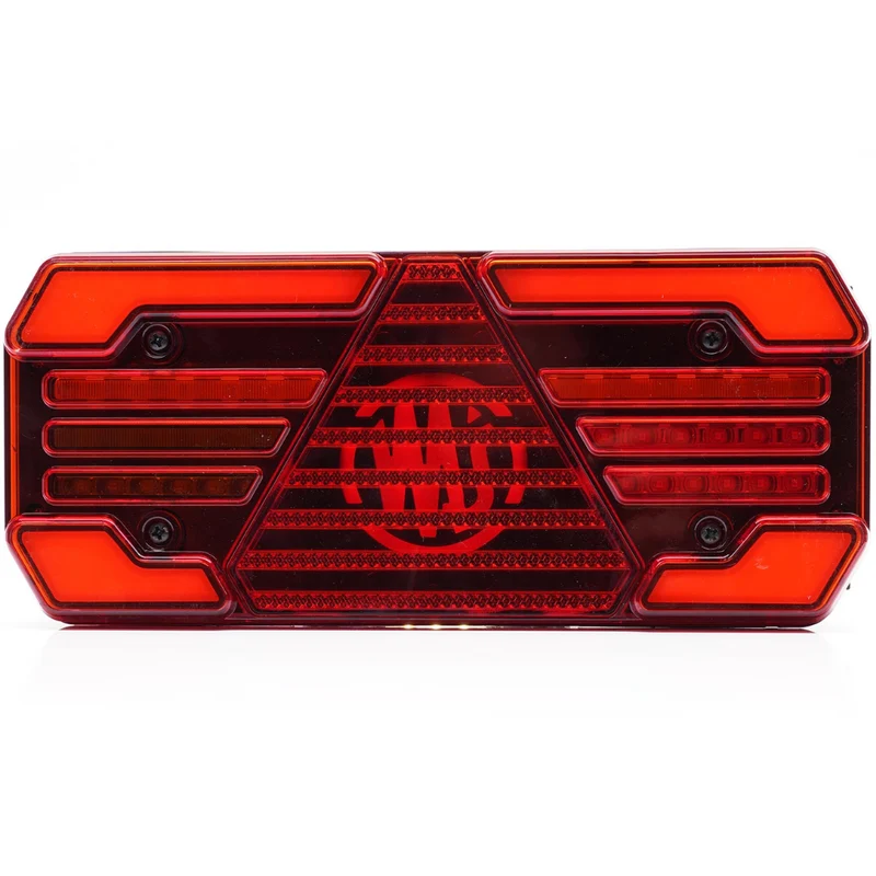 Luz de remolque grande WAS W248DD con indicador dinámico / 12"
