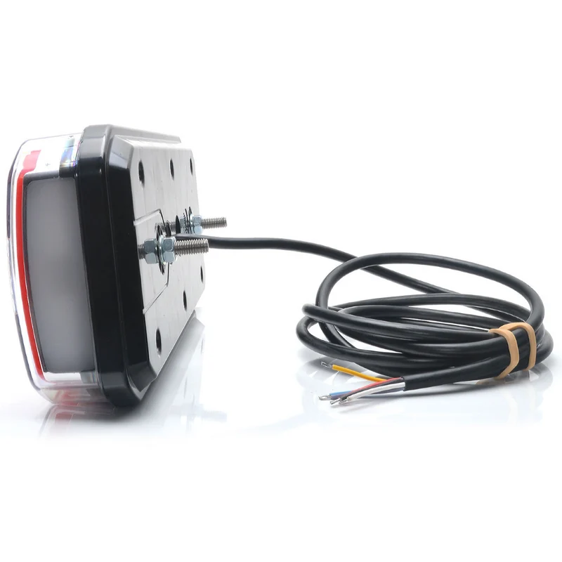 Luz de neón rectangular grande para remolque WAS W185DD S2 con indicador dinámico / 12"