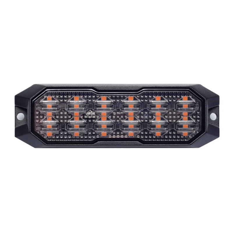 Luz estroboscópica LED de alta potencia Torlok Black Hawk / Doble fila de 12 LED