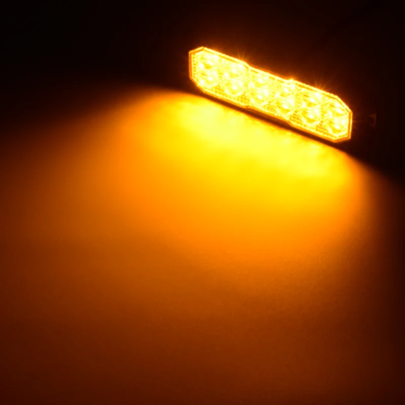 Luz estroboscópica LED de alta potencia Torlok Black Hawk / Doble fila de 12 LED