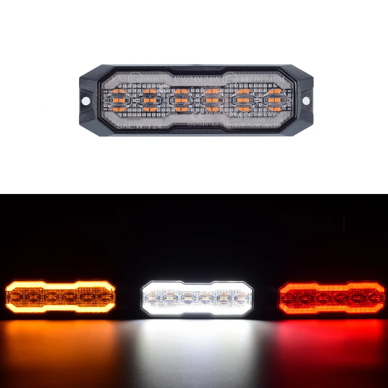 Luz LED de señalización ahumada Torlok Black Hawk con función estroboscópica