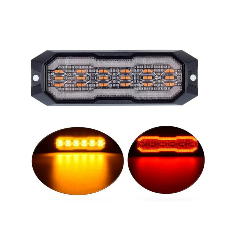Luz LED de señalización ahumada Torlok Black Hawk con función estroboscópica