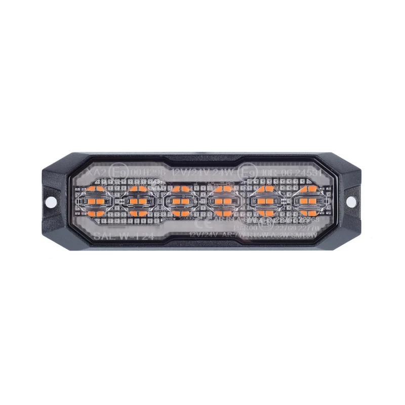 Luz LED de señalización ahumada Torlok Black Hawk con función estroboscópica