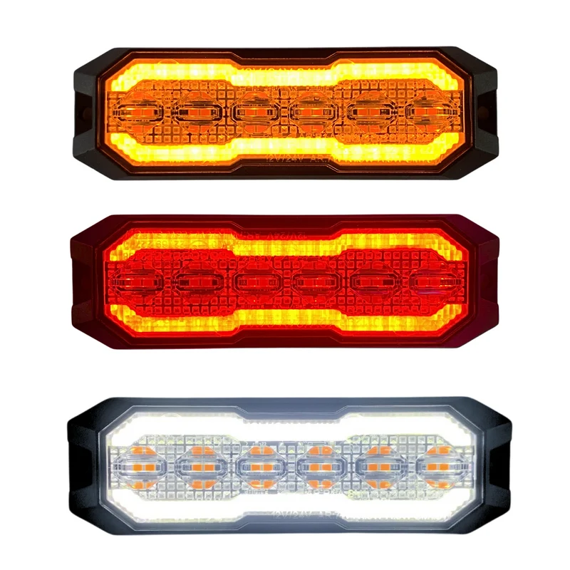 Luz LED de señalización ahumada Torlok Black Hawk con función estroboscópica