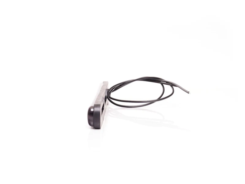 Luz de marcador ahumada negra WAS larga de 238 mm / lente oscura / 12 LED