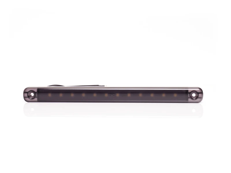 Luz de marcador ahumada negra WAS larga de 238 mm / lente oscura / 12 LED