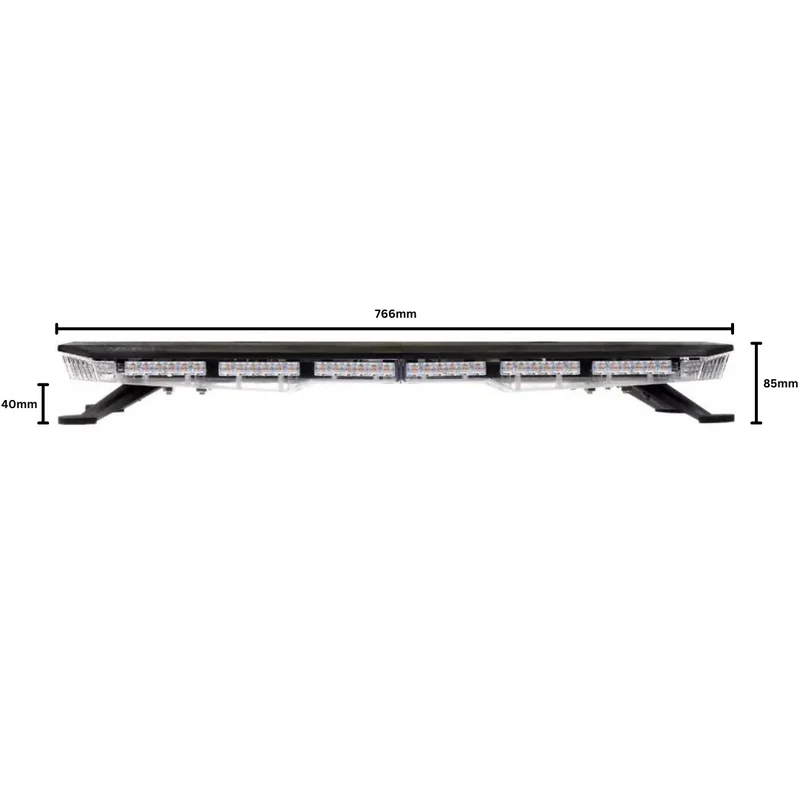 Barra de luces LED de emergencia para techo con controlador / 30 pulgadas / 760 mm