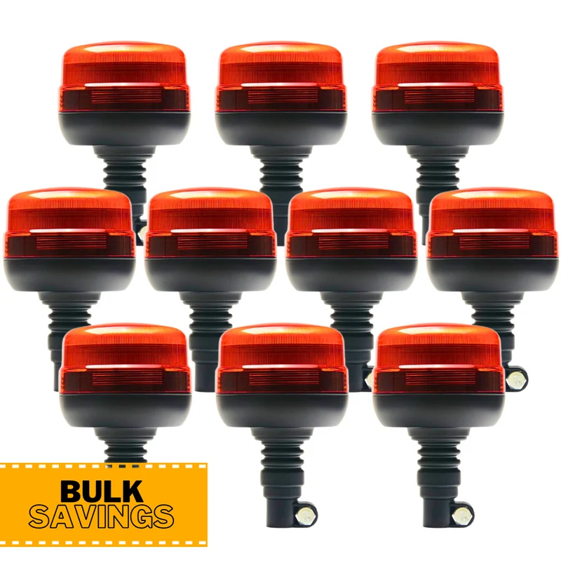 Paquete a granel de balizas LED Torlok Flexi-DIN / Paquete de 10